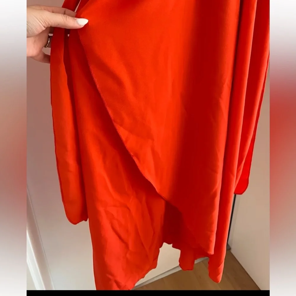 Elegant Red maxi 2x Women's Dress - Picture 11 of 13
